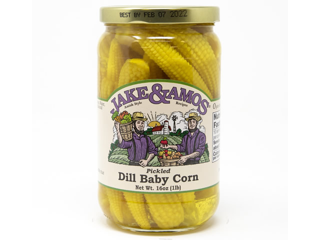 Jake and Amos Pickled Dill Baby Corn