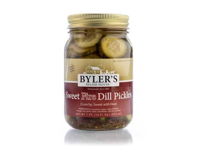 Bylers Relish House Sweet Fire Dill Pickles