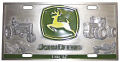 John Deere Heavy Duty Metal License Plate