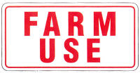 Farm Use License Plate