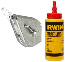 Irwin Metal Case Reel & Chalk Combo 