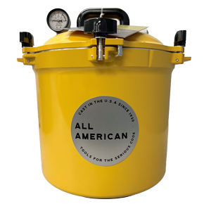 All American Yellow Pressure Canner 921BL