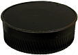 Black 8 inch Single Wall Stove Pipe Tee Cap