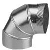 Galvanized 7 inch Single Wall Stove Pipe Elbows