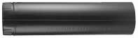 Black 8 inch Single Wall Straight Stove Pipe