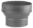 Blue 4 inch Single Wall Stove Pipe Increaser