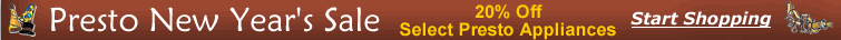 Presto New Year's Sale