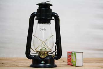 Dietz Junior Lantern Black with Gold