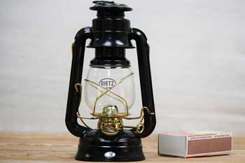 Dietz Hurricane Lantern Black with Gold