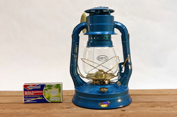 Dietz Air Pilot Lantern Blue with Gold