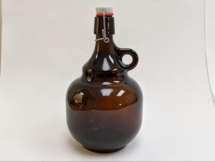 Swing Top 2 Liter Amber Palla Growler