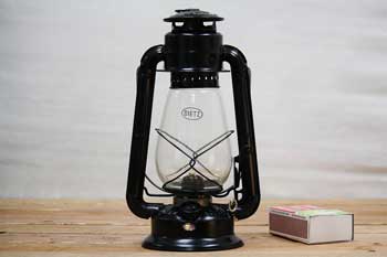 Old Style Lantern Black