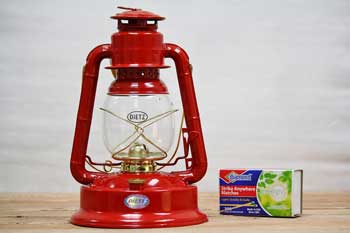 Red Camping Oil Lantern