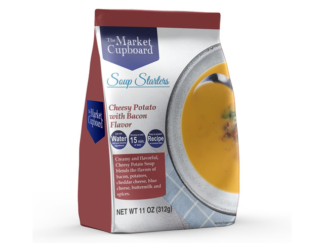 Cheesy Potato with Bacon Flavor Soup Starter