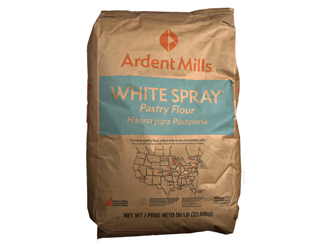 White Spray Pastry Flour