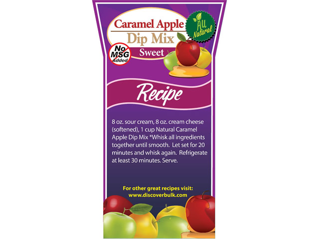 Natural Caramel Apple Dip and Dessert Mix