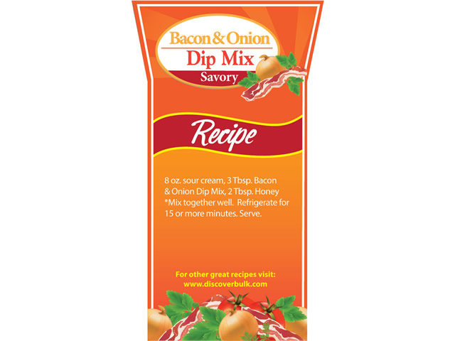 Bacon and Onion Flavored Dip Mix