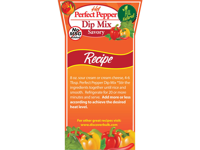 Natural Perfect Hot Pepper Dip Mix