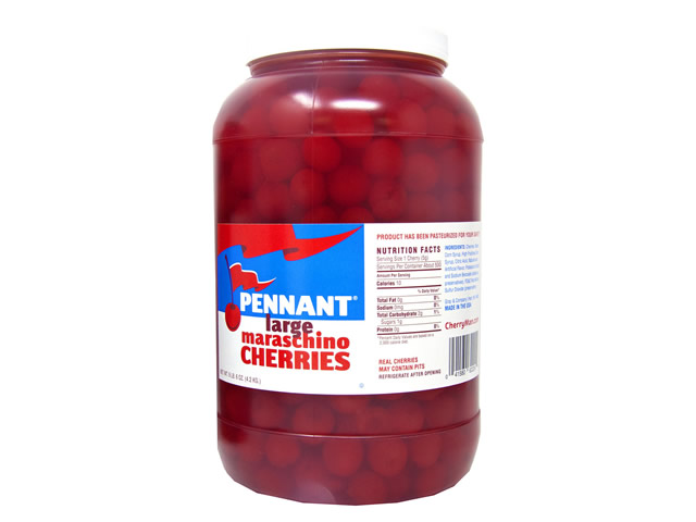Pennant Large Maraschino Cherries without Stems