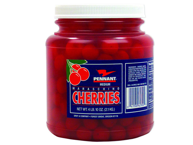 Pennant Whole Maraschino Cherries without Stems