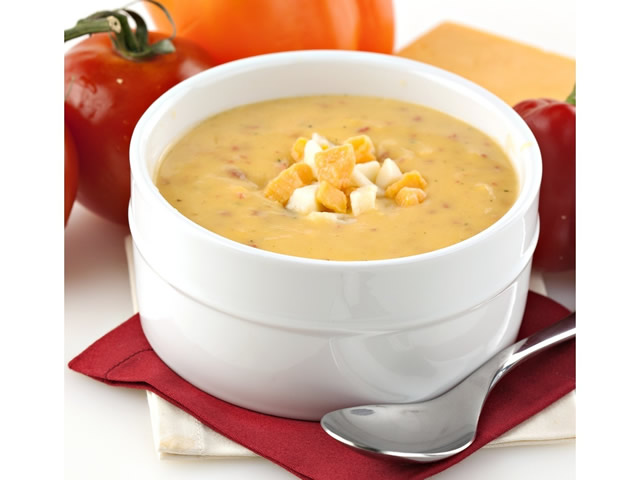 Cheesy Potato Soup Starter with Bacon Flavor