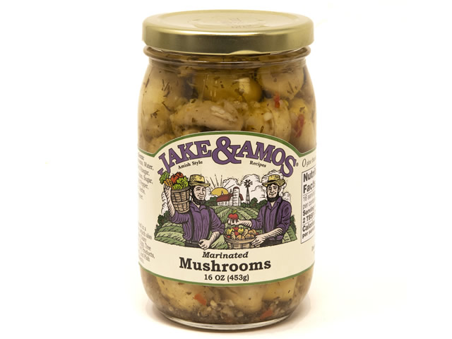 Jake and Amos Marinated Mushrooms