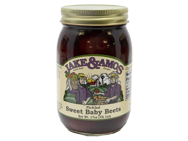 Jake and Amos Pickled Sweet Baby Beets