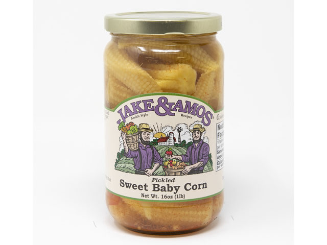 Jake and Amos Pickled Sweet Baby Corn