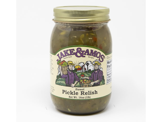 Jake and Amos Sweet Pickle Relish