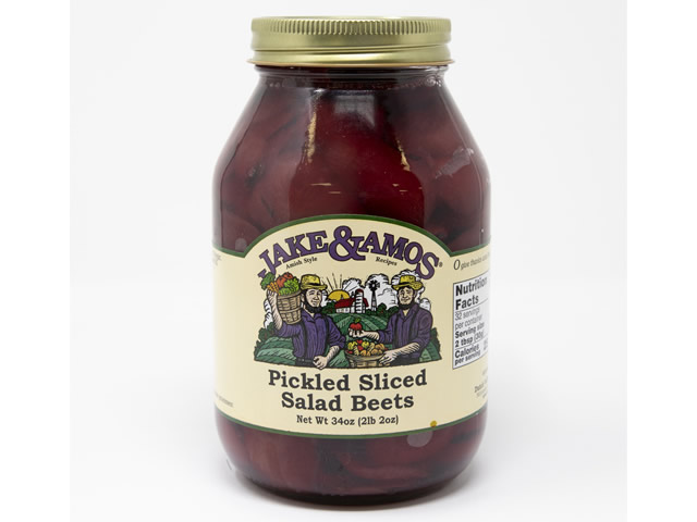 Jake and Amos Pickled Sliced Salad Beets