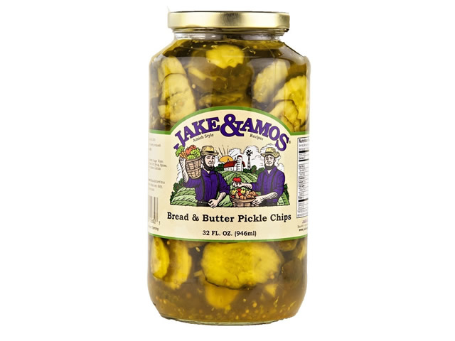 Jake and Amos Bread and Butter Pickle Chips