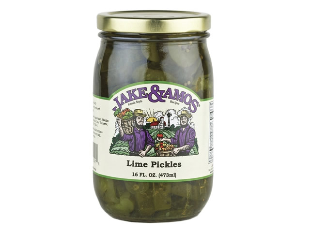 Jake and Amos Lime Pickles