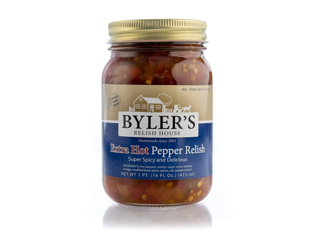 Bylers Relish House Extra Hot Pepper Relish