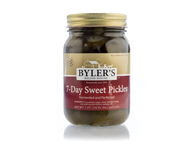 Bylers Relish House Seven Day Sweet Pickles