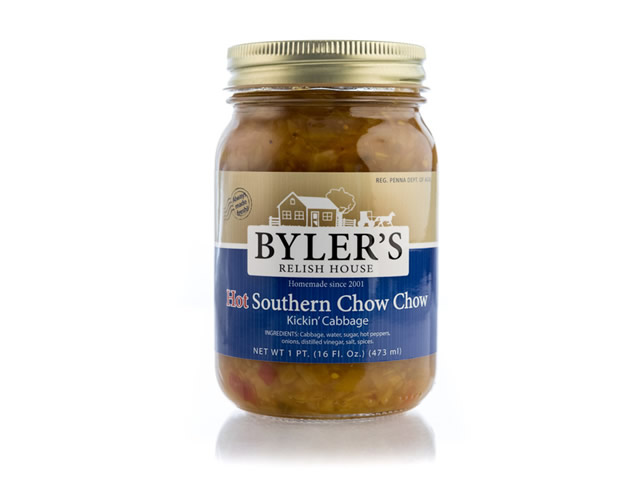 Bylers Relish House Hot Chow Chow