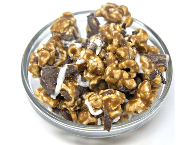 Turtle Pecan Popcorn