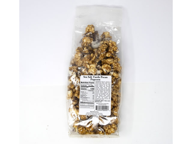 Sea Salt Turtle Pecan Popcorn