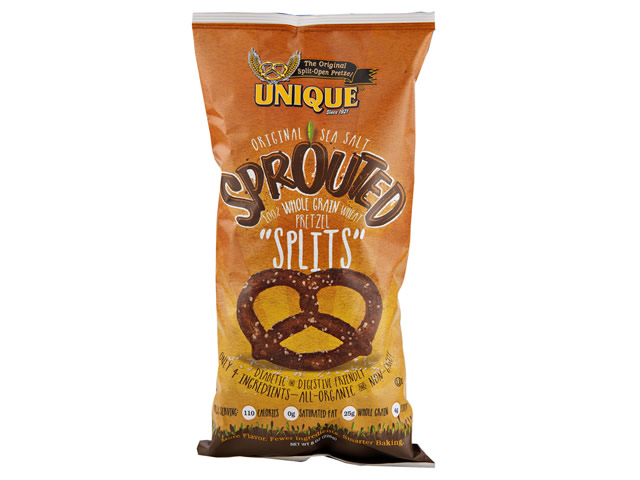 Unique Sprouted Whole Grain Pretzel Splits