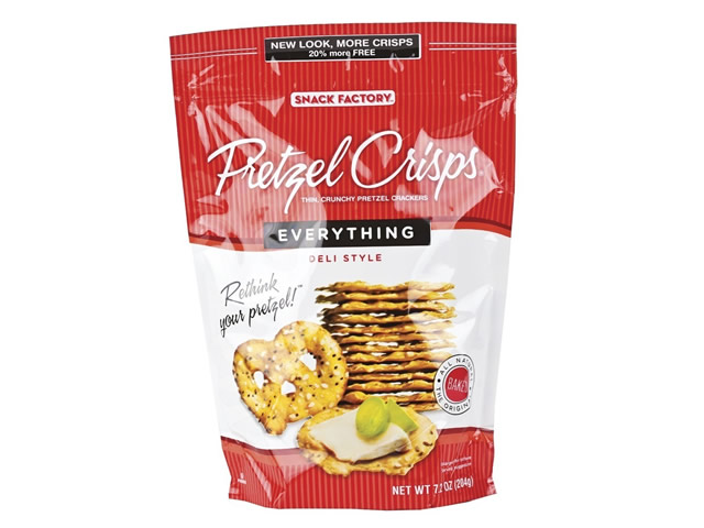 Snack Factory Everything Pretzel Crisps