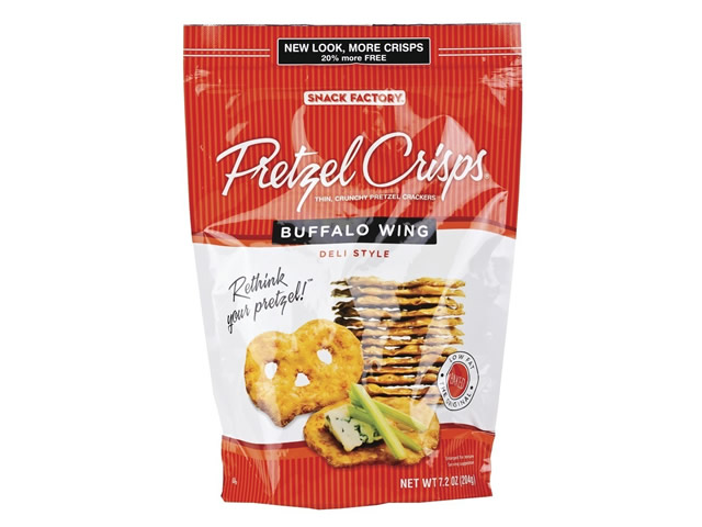 Snack Factory Buffalo Wing Pretzel Crisps