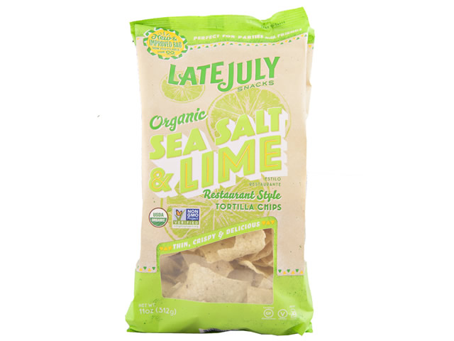 Late July Organic Sea Salt and Lime Restaurant-Style Tortilla Chips