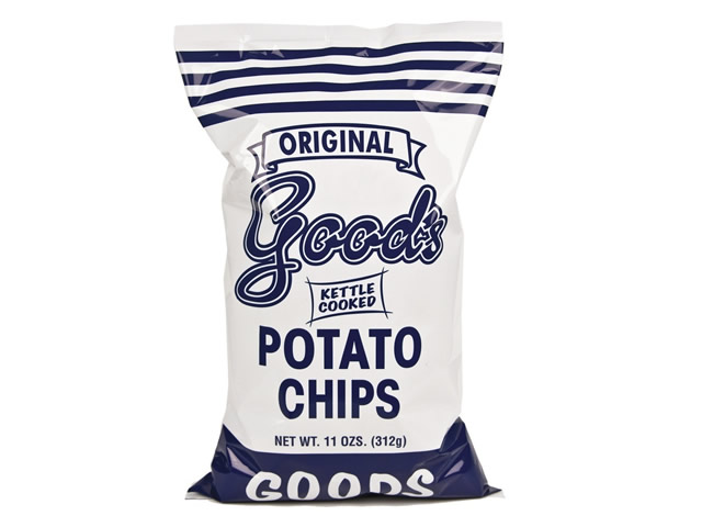 Goods Blue Bags Potato Chips
