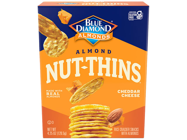 Blue Diamond Cheddar Cheese Nut-Thins