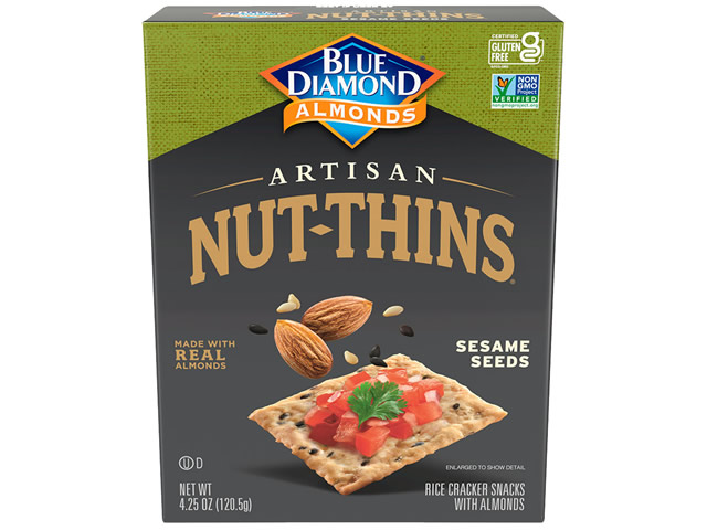 Blue Diamond Artisan Sesame Seed Nut-Thins