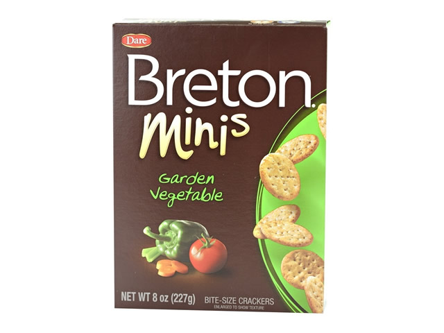 Dare Foods Breton Garden Vegetable Minis