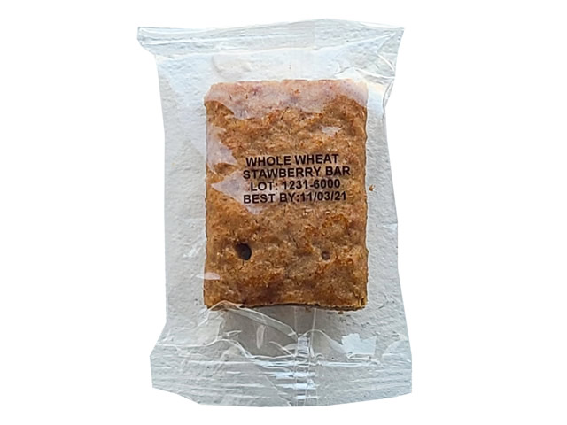 Bulkpak Whole Wheat Strawberry Bars