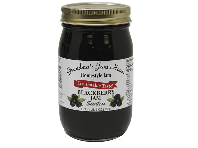 Grandmas Jam House Seedless Blackberry Jam