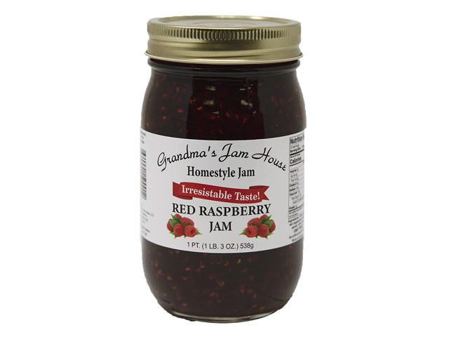 Grandmas Jam House Homestyle Red Raspberry Jam