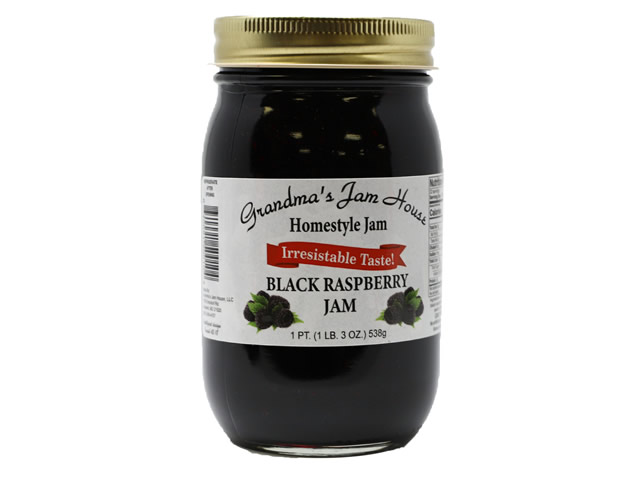 Grandmas Jam House Homestyle Black Raspberry Jam