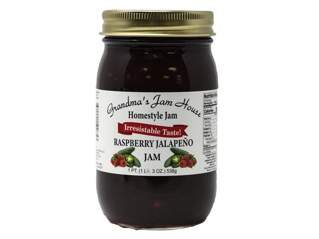 Grandmas Jam House Homestyle Raspberry Jalapeno Jam